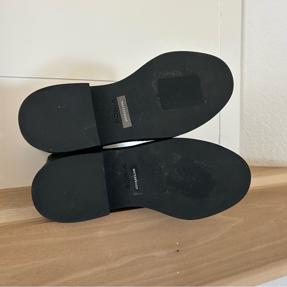 New Vince Kaelyn Leather Moto Boots - Picture 4 of 6